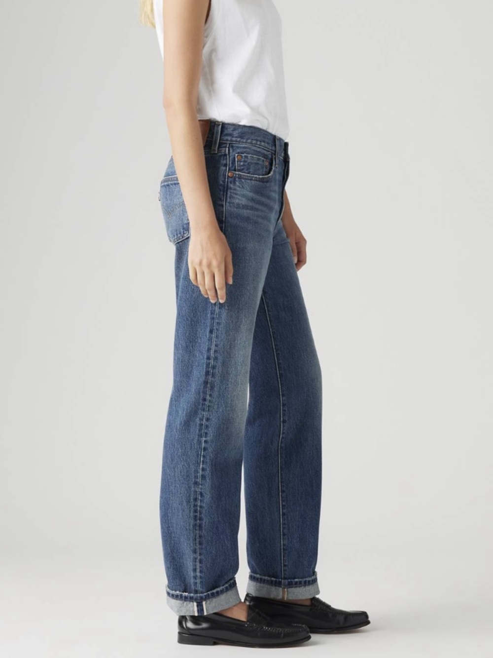 Levis 501 90’s Selvedge Denim Jeans Get on Board Medium Wash Size 29x30 NWT - Picture 2 of 14